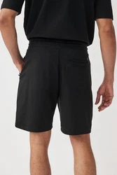 Next Sweatshorts Straight Fit Jersey-Shorts Schwarz/Dunkelgrau