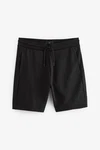 Next Sweatshorts Straight Fit Jersey-Shorts Schwarz/Dunkelgrau