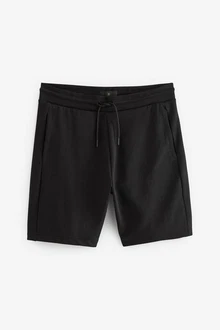 Next Sweatshorts Straight Fit Jersey-Shorts Schwarz/Dunkelgrau