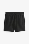 Next Sweatshorts Slim Fit Jersey-Shorts mit Reißverschlusstasche Schwarz/Dunkelgrau