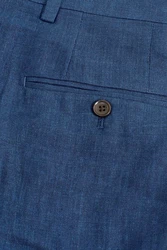 Next Anzughose Slim Fit Anzug Dunkelblau/Blau/Hellblau