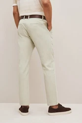 Next Chinohose mit Gürtel Khaki