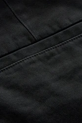 Next Chinohose mit Gürtel Schwarz