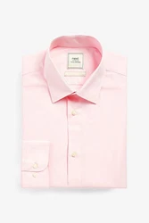 Next Langarmhemd Slim Fit Hemd mit Sportmanschetten Weiß/Hellblau/Mischfarben/Blau