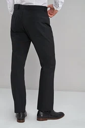 Next Regular Fit Hose im Jeans-Stil Dunkelgrau/Schwarz