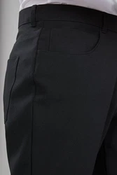 Next Regular Fit Hose im Jeans-Stil Dunkelgrau/Schwarz