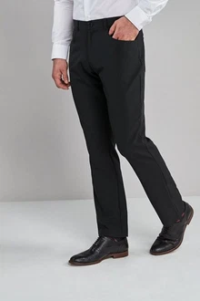 Next Regular Fit Hose im Jeans-Stil Dunkelgrau/Schwarz Next Regular Fit Hose im Jeans-Stil Dunkelgrau/Schwarz