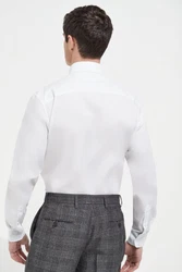 Next Businesshemd Slim Fit Button-down-Oxfordhemd Weiß/Dunkelblau/Creme