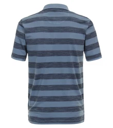 Redmond Poloshirt gestreift Hellblau/Dunkelblau/Blau/Grau