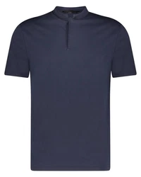Drykorn T-Shirt Poloshirt Louis (1-tlg) Dunkelblau
