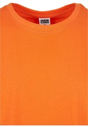 Urban Classics Herren Long Shaped Turnup Tee T Shirt Orange