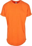 Urban Classics Herren Long Shaped Turnup Tee T Shirt Orange
