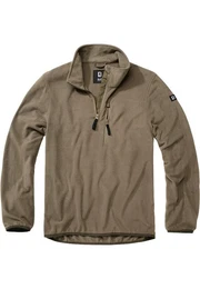 Sweater Herren Fleece Troyer (1-tlg)