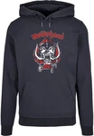 Merchcode Kapuzensweatshirt Herren Motorhead - Spade Warpig Basic Hoody Dunkelblau/Rot/Lila