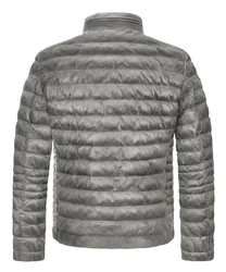 Milestone Lederjacke MSCavallino Dunkelgrau/Grau/Hellgrau/Dunkelgrün/Beige