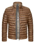 Milestone Lederjacke MSCavallino Braun