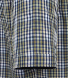 Redmond Kurzarmhemd Kentkragen Comfort Fit Dunkelgrün/Blau/Türkis/Grün