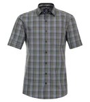 Redmond Kurzarmhemd Kentkragen Comfort Fit Dunkelgrün/Blau/Türkis/Grün