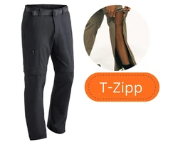 Maier Sports Outdoorhose Tajo T-Zip Dunkelblau/Dunkelgrau/Grau/Blau