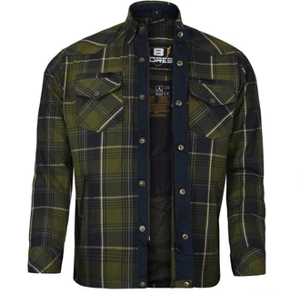 Bores Motorradjacke Grün/Dunkelgrün