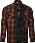 Bores Motorradjacke Orange/Braun/Rot