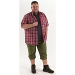 Maier Sports Bermudas Jennisei Shorts Herren Grün/Dunkelrot/Rot
