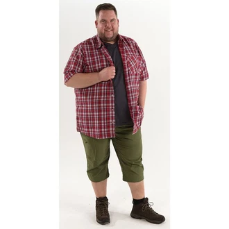 Maier Sports Bermudas Jennisei Shorts Herren Grün/Dunkelrot/Rot