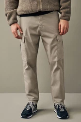 Next Cargohose Regular Fit Cargohose Khaki/Braun/Beige/Grau