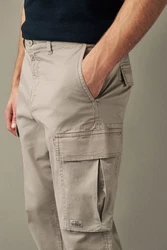 Next Cargohose Regular Fit Cargohose Khaki/Braun/Beige/Grau