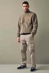 Next Cargohose Regular Fit Cargohose Khaki/Braun/Beige/Grau