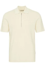 Poloshirt CFKarl knit polo with halfzip sommerliches Poloshirt mit Reiverschluss
