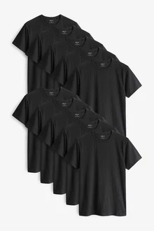 Next Unterhemd Slim-Fit T-Shirts (10-St)