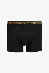 Next A-Front Boxershorts (4-St) Schwarz/Braun