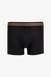 Next A-Front Boxershorts (4-St) Schwarz/Braun
