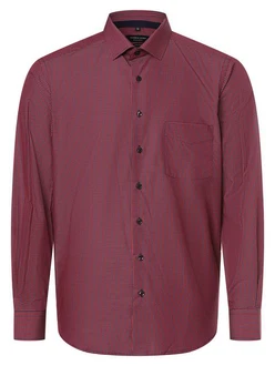 Andrew James Businesshemd Dunkelrot/Rot Andrew James Businesshemd Dunkelrot/Rot
