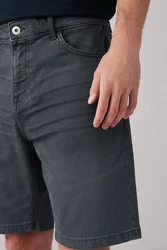 Next Jeansshorts Denimshorts Stückgefärbte