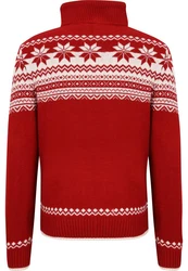 Brandit Norweger Armee Troyer Pullover Rot/Dunkelrot/Braun