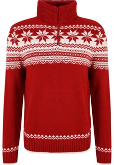 Brandit Norweger Armee Troyer Pullover Rot/Dunkelrot/Braun