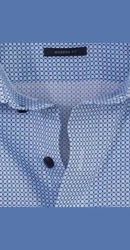 OLYMP Businesshemd Langarmhemd Dunkelblau/Blau/Hellblau/Grau