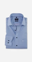 OLYMP Businesshemd Langarmhemd Dunkelblau/Blau/Hellblau/Grau