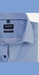 OLYMP Businesshemd Langarmhemd Dunkelblau/Blau/Hellblau/Grau
