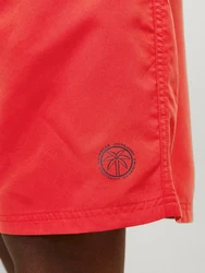 Jack & Jones Badehose JPSTFIJI JJSWIM SOLID SN Rot