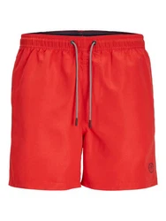 Jack & Jones Badehose JPSTFIJI JJSWIM SOLID SN Rot
