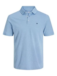 Poloshirt JJEPAULOS POLO SS NOOS mit Logo Stickerei