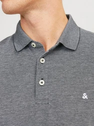 Jack & Jones Poloshirt JJEPAULOS POLO SS NOOS Anthrazit