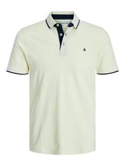 Jack & Jones Poloshirt JJEPAULOS POLO SS NOOS Khaki/Gelb/Creme/Hellgrün/Neonfarben