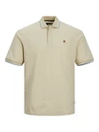 JACK & JONES Poloshirt JPRBLUWIN 5525 beige/khaki/rot/wei