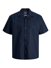 Kurzarmhemd JJESUMMER RESORT LINEN BLEND SHIRT SS SN