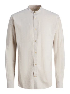 Jack & Jones Langarmhemd JJESUMMER BAND SHIRT LS SN
