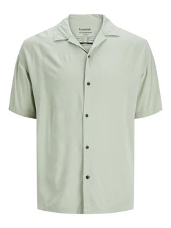 Jack & Jones Kurzarmhemd JJEJEFF SOLID RESORT SHIRT
